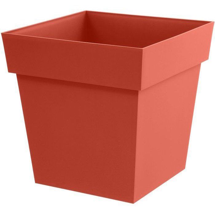 Quadratischer Blumentopf  EDA  Toskana  40 cm  38 l  Wasserspeicherzone  39 x 39 x 39 cm (H) 
