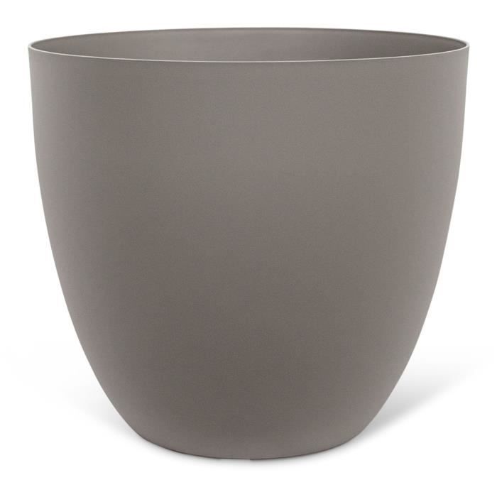 Flowerpot - GARDEN ID - Phoenix Taupe - 38 x 34 cm - 100% Recycled and Recyclable - Frost and UV Res