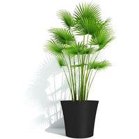 Flowerpot - GARDEN ID - Green Care Sense Black-Anthracite - 30 x 27 cm - 10 year warranty - 100% rec
