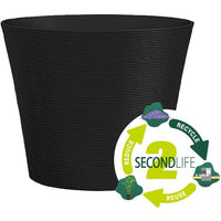 Flowerpot - GARDEN ID - Green Care Sense Black-Anthracite - 30 x 27 cm - 10 year warranty - 100% rec