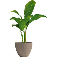 Flowerpot - GARDEN ID - Green Care Impact Taupe - 30 x 26 cm - 10-year guarantee - 100% recycled - U