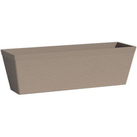 Planter - GARDEN ID - Green Care Impact Taupe - 50 x 16 x 16 cm - 10-year guarantee - 100% recycled 