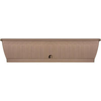 Planter - GARDEN ID Terraflor - Taupe 80 cm - Solidity - Water reserve - Recycled & 100% recyclable 