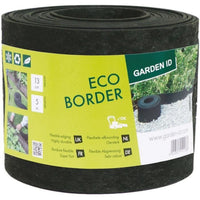 Recycled rubber garden edging - GARDEN ID Eco Border - 5 m H13 cm - Indestructible - Flexible, strai