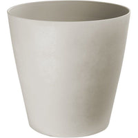 Runder Blumentopf  GARDEN ID  Swing Cone  Ø 4240 cm, LH 41 cm  Weißer Stein