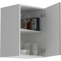 OSLO High furniture 1 door - Jackson chene decor - L 40 x D 36 x H 58 cm