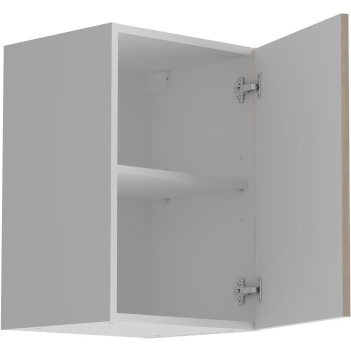 OSLO High furniture 1 door - Jackson chene decor - L 40 x D 36 x H 58 cm