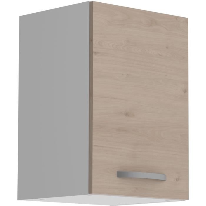 OSLO High furniture 1 door - Jackson chene decor - L 40 x D 36 x H 58 cm