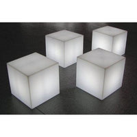 White luminous cube 40 cm E27 bulb