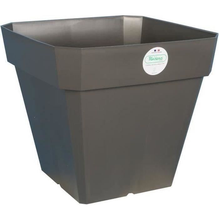RIVIERA SOLEILLA SOLEILLA FLOWER POSTIC Flower - 49 x 49 x H 45 cm - 65 L - glitter gray