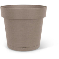 Runder Blumentopf mit Wasserreservoir  GARDEN ID  Glamour  Ø 50  47 L  H 43 cm  Taupe