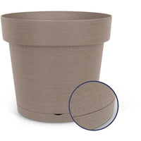 Runder Blumentopf mit Wasserreservoir  GARDEN ID  Glamour  Ø 50  47 L  H 43 cm  Taupe