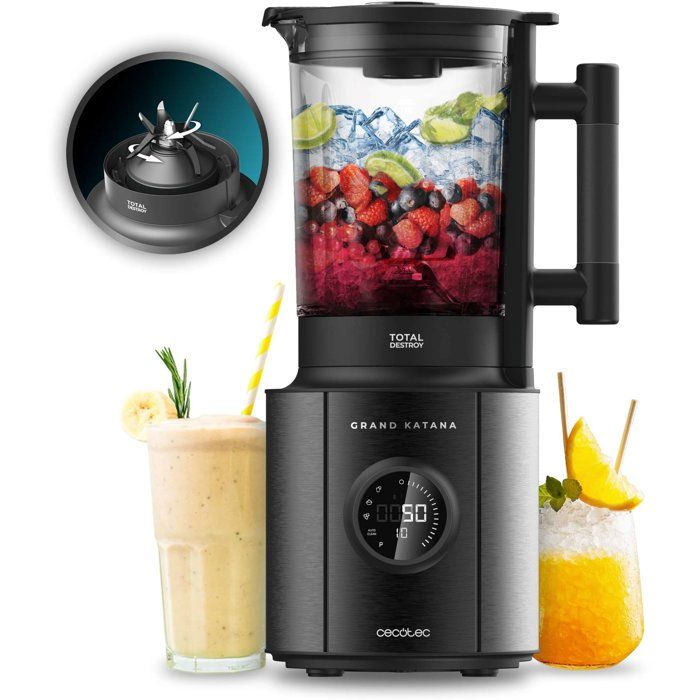Standmixer  CECOTEC  Grand Katana Total Destroy Screen B  2700 W  1,8 l  Glasschüssel  Schwarz