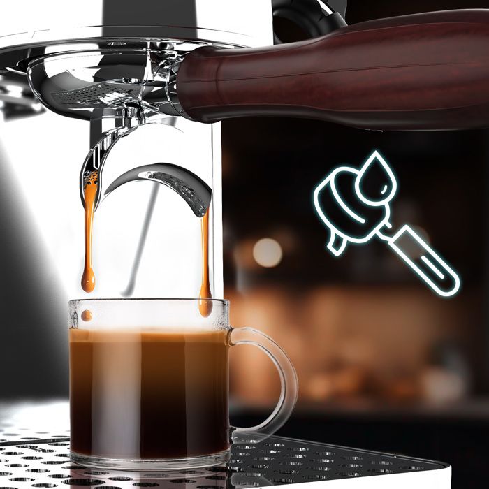 Kaffeemaschine  CECOTEC  Baristeo Intima  1850 W  15 bar  1,7 l  Silber