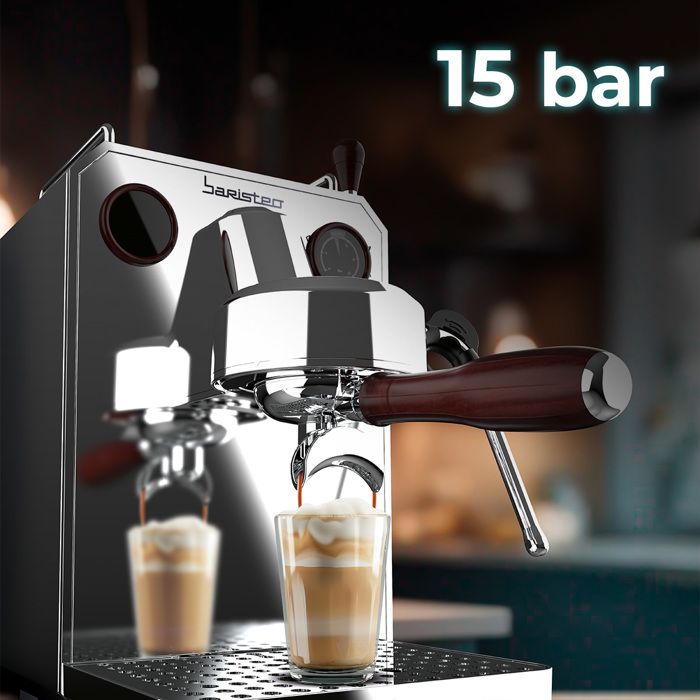 Kaffeemaschine  CECOTEC  Baristeo Intima  1850 W  15 bar  1,7 l  Silber