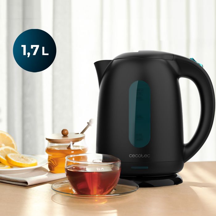 Wasserkocher  CECOTEC  Thermosense 180  2200 W  1,7 l  360°-Sockel  Schwarz