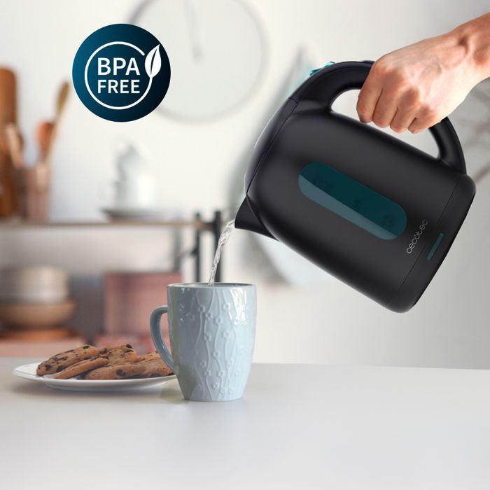 Wasserkocher  CECOTEC  Thermosense 180  2200 W  1,7 l  360°-Sockel  Schwarz