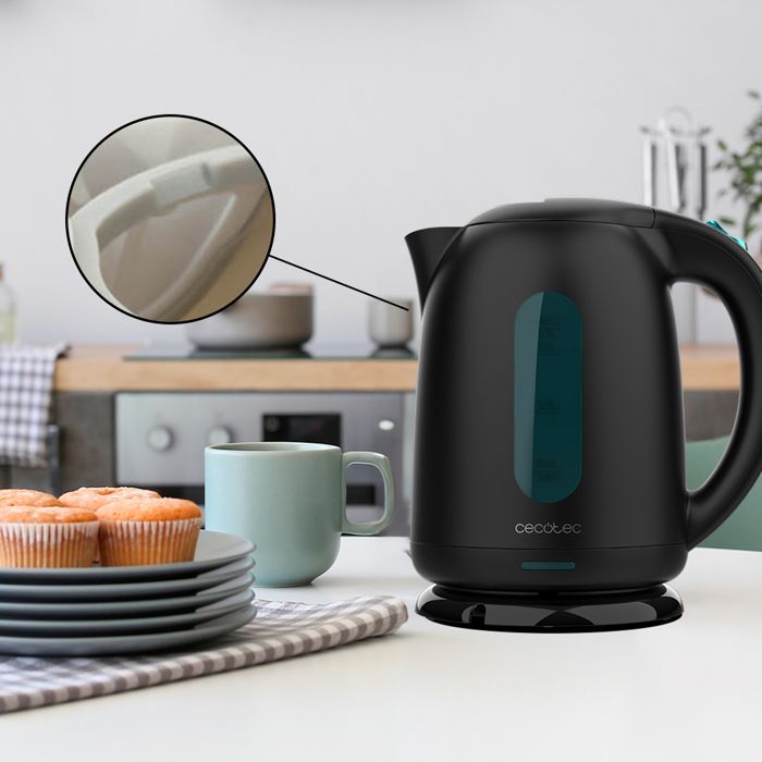 Wasserkocher  CECOTEC  Thermosense 180  2200 W  1,7 l  360°-Sockel  Schwarz