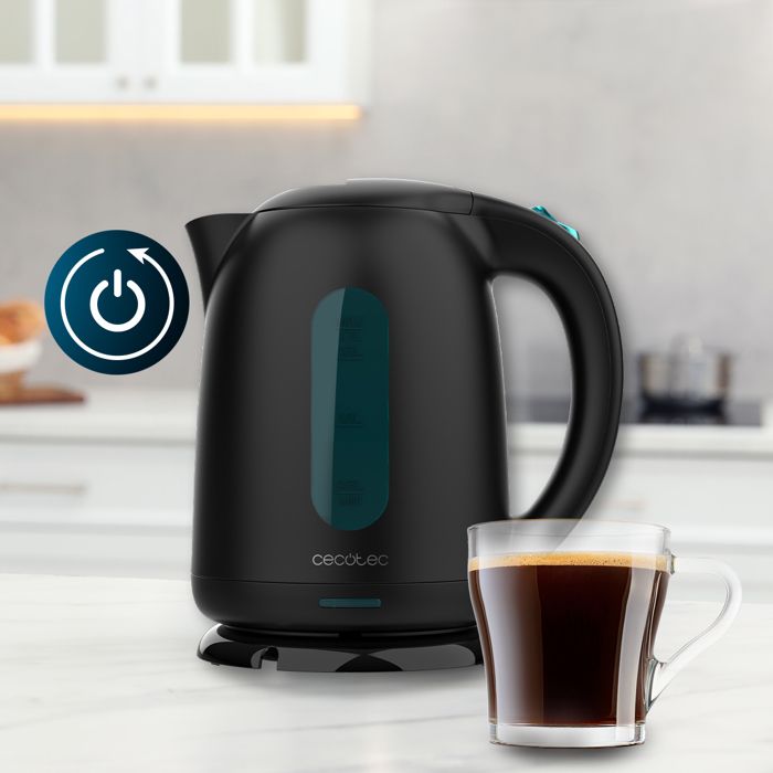 Wasserkocher  CECOTEC  Thermosense 180  2200 W  1,7 l  360°-Sockel  Schwarz