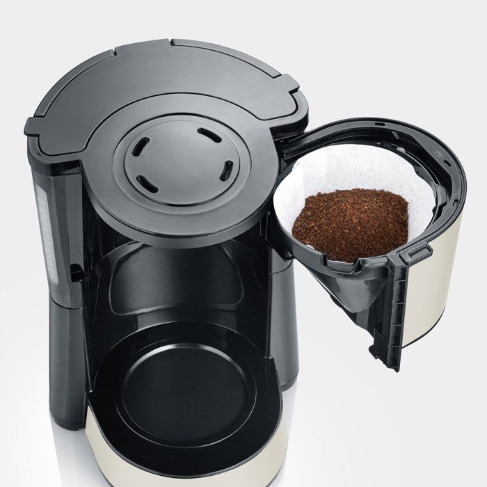Filterkaffeemaschine  Bis zu 10 Tassen  SEVERIN  KA9575  1,4 l  Tropfstopp  Herausnehmbarer Pe