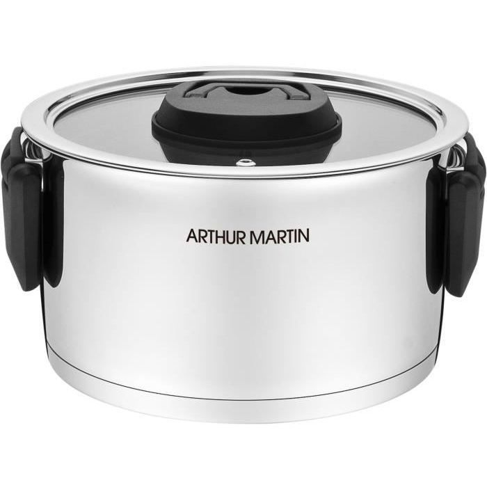 Arthur Martin 3er-Set Töpfe mit klappbaren Griffen  AM6321