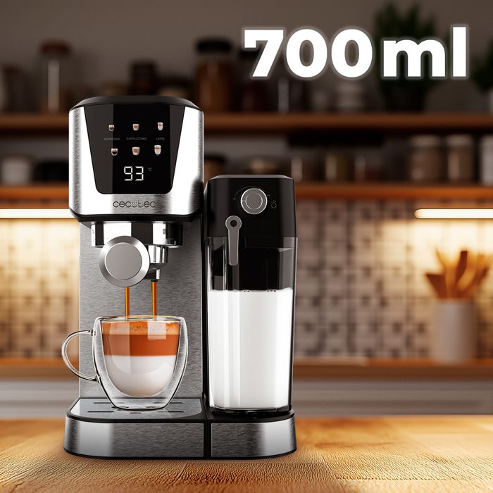 Kaffeemaschine - CECOTEC - Power Espresso 20 Cream - 1350 W - 20 bar - 1 l - Edelstahl