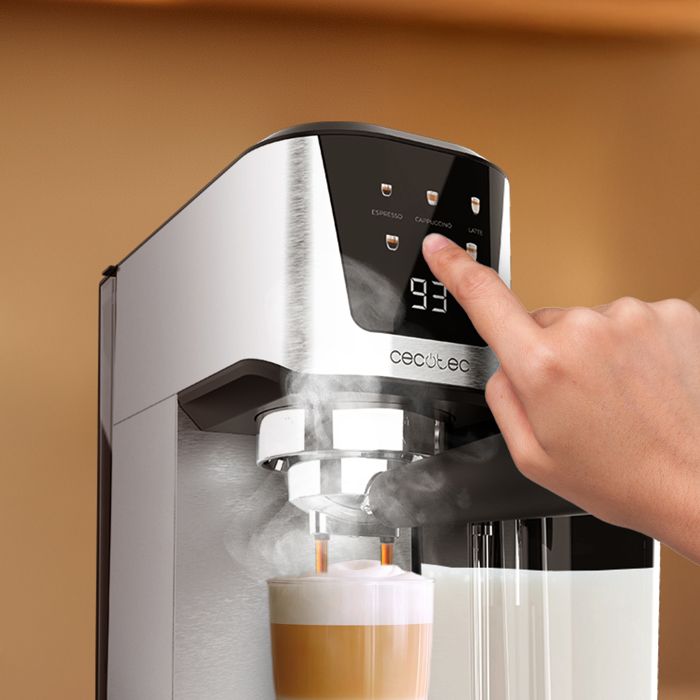 Kaffeemaschine - CECOTEC - Power Espresso 20 Cream - 1350 W - 20 bar - 1 l - Edelstahl