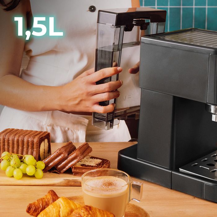 Kaffeemaschine  CECOTEC  Espresso 20 Pro Latte  1350 W  20 bar  1,5 l  Schwarz