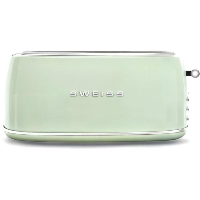 Vintage Toaster - SWEISS - GRV7 - 2 Schlitze - 1500 W - Grün