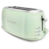 Vintage Toaster - SWEISS - GRV7 - 2 Schlitze - 1500 W - Grün