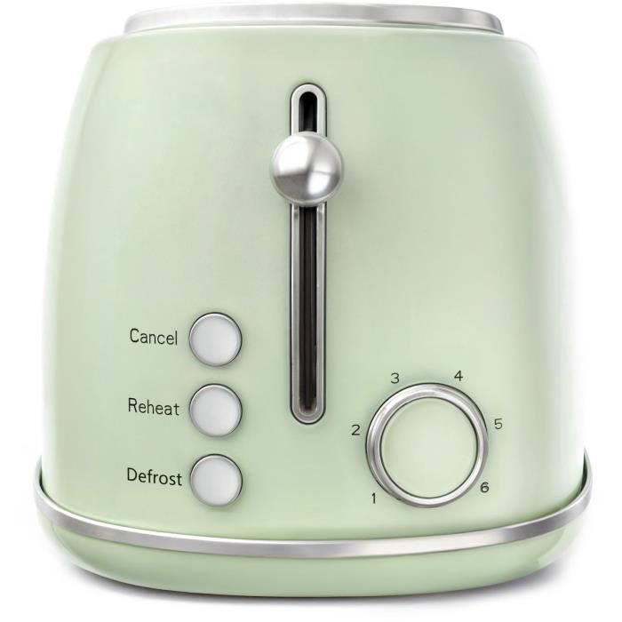 Vintage Toaster - SWEISS - GRV7 - 2 Schlitze - 1500 W - Grün