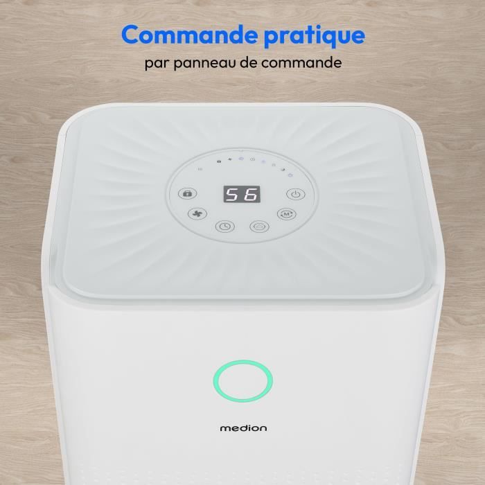 Luftentfeuchter - MEDION - 12L/Tag - Tankinhalt 2L