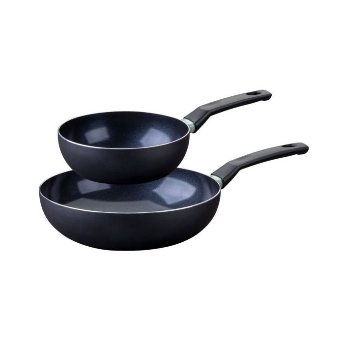 2er-Set Woks - FACKELMANN - Brandao - 20 und 28 cm
