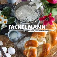 2er-Set extrafeine Küchensiebe aus Edelstahl - FACKELMANN - Basic - 18 cm