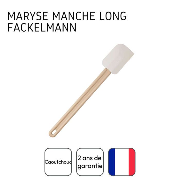 2er-Set Back- und Kochspatel - FACKELMANN - Harzgriff - 42 cm