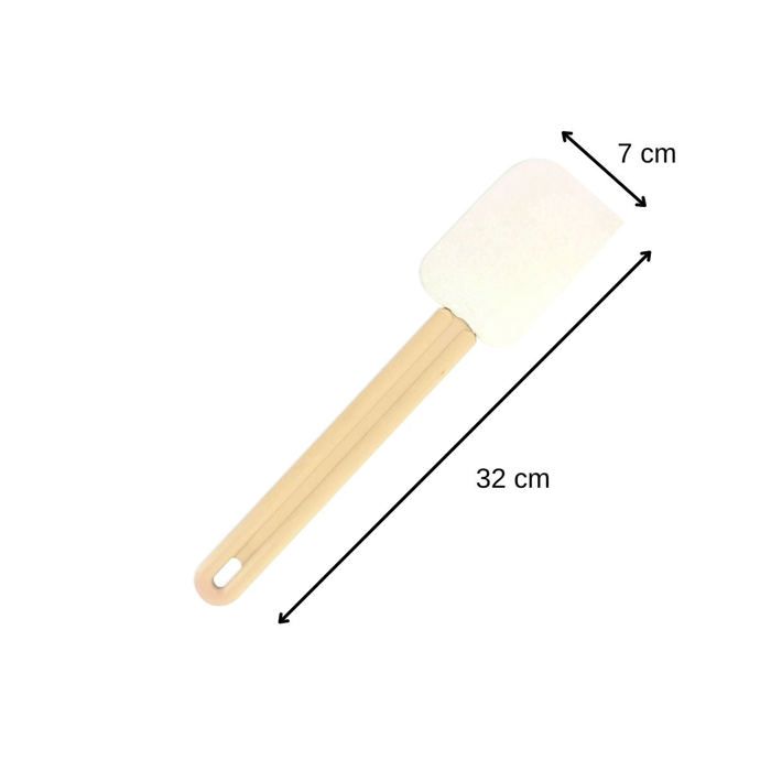 2er-Set Back- und Kochspatel - FACKELMANN - Harzgriff - 32 cm