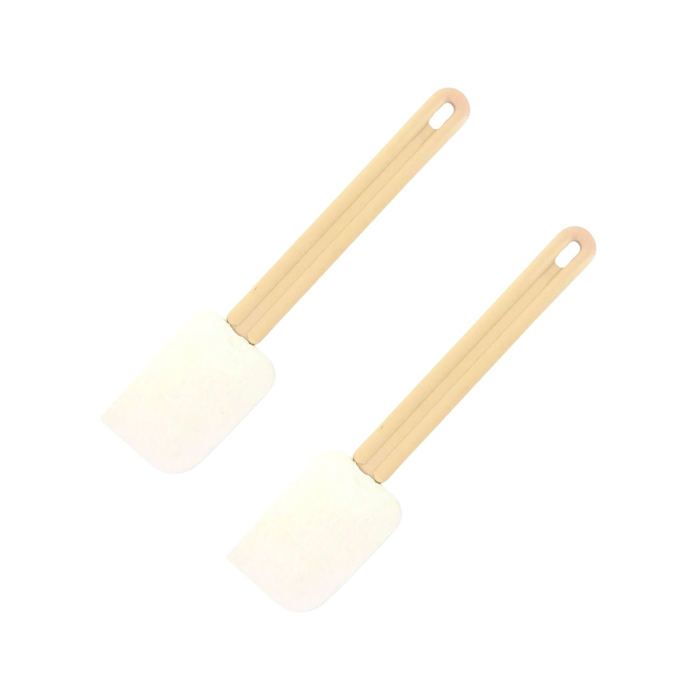 2er-Set Back- und Kochspatel - FACKELMANN - Harzgriff - 32 cm