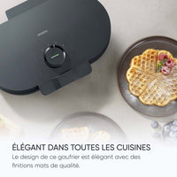 Doppelwaffeleisen - SEVERIN - WA2118 - 1200 W - Herzförmige Waffeln - Antihaft-Keramikbeschichtung -