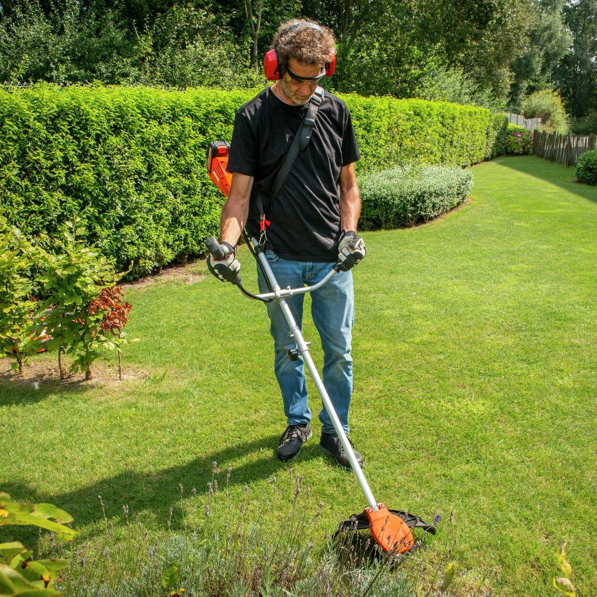 Akku-Freischneider  Dual Power  POWDPG75510  40 V  33 cm  Trimmer und Kantenschneider  Akku un