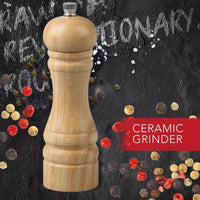 2er-Set manuelle Pfeffermühlen - FACKELMANN - FM Professional Verschiedenes - Holzfarbe - 18 cm
