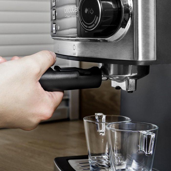 Kaffeemaschine  CECOTEC  Power Espresso  850 W  20 bar  1,5 l  Edelstahl / Schwarz
