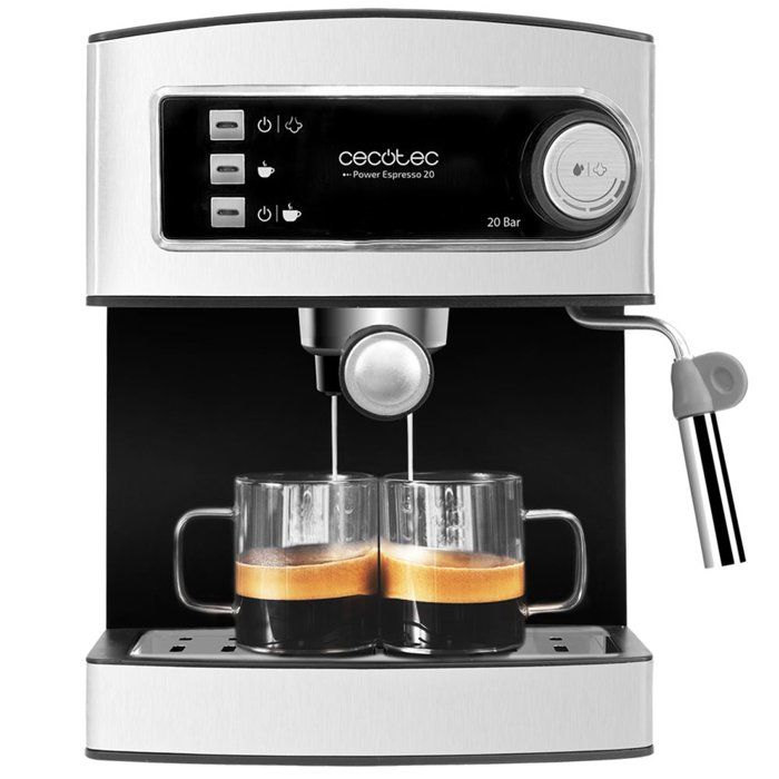 Kaffeemaschine  CECOTEC  Power Espresso  850 W  20 bar  1,5 l  Edelstahl / Schwarz