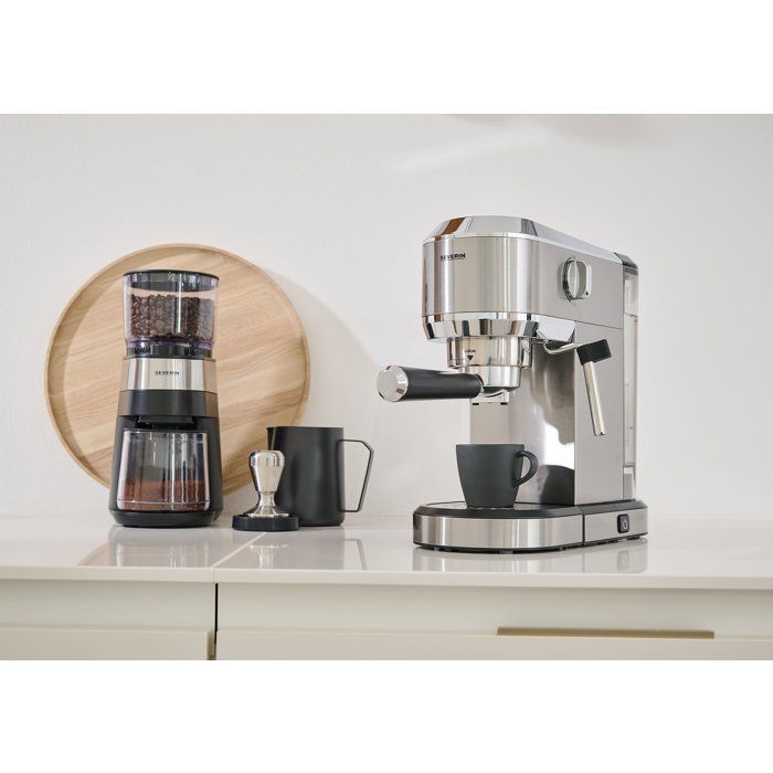 Professionelle Kaffeemühle - SEVERIN - KM 3880 - 140 W - 30 Mahlgradeinstellungen - Bis zu 12 Tassen
