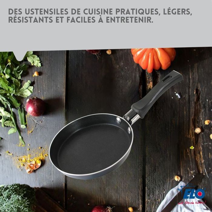 Set mit 2 Mini-Crêpe-Pfannen  ELO  Jewel de Luxe  Ø 14 cm  Keramikbeschichtung