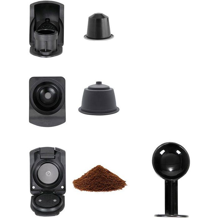 4-in-1 Multi-Kapsel-Kaffeemaschine  LIVOO  DOD217N  1400 W  7 Kaffeestärken  Schwarz