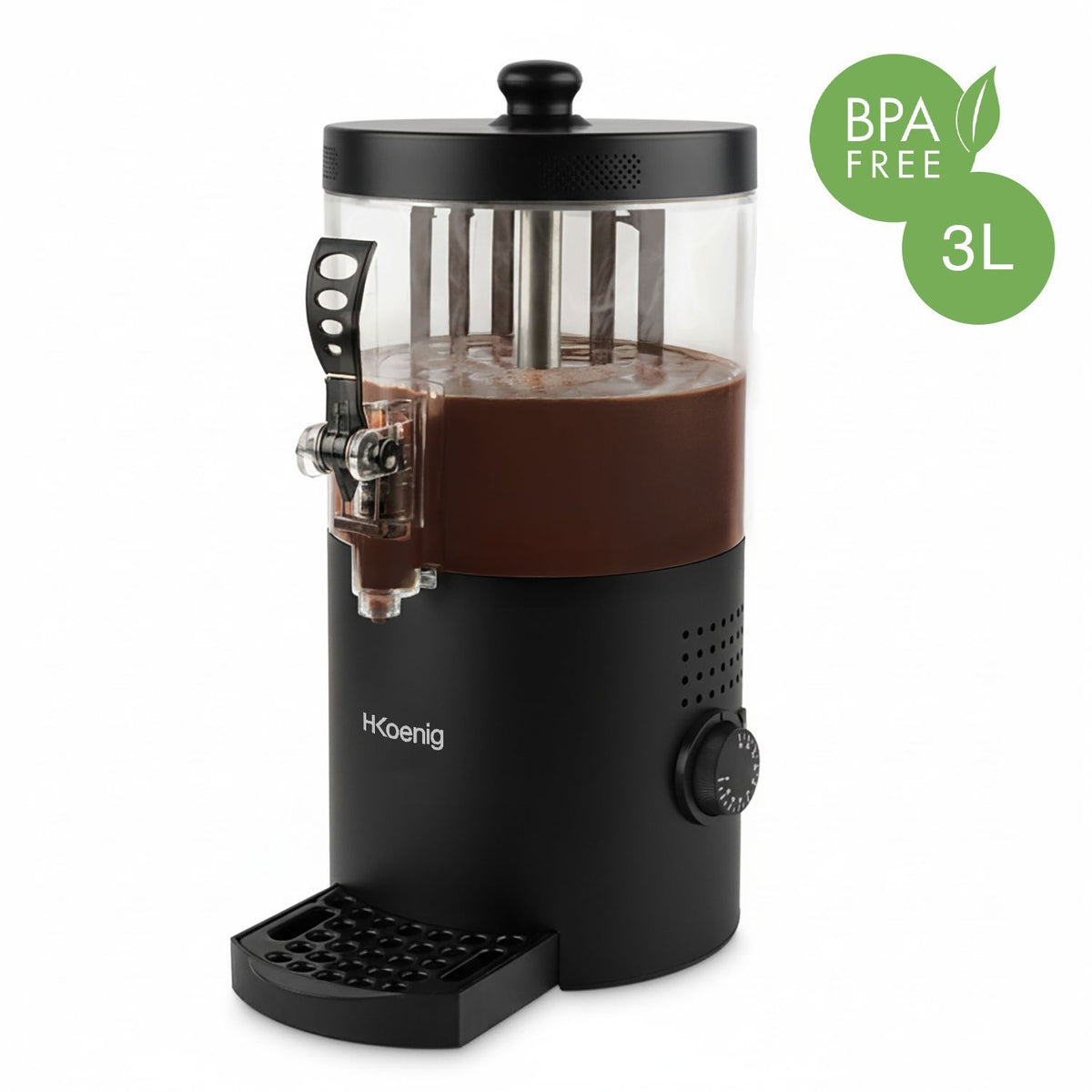 Heiße-Schokolade-Spender - H.Koenig - SHK802 - 1200 W - 3 l - Schwarz