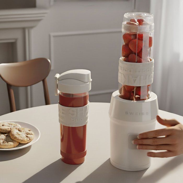 Mini-Standmixer  SWEISS  MOOV8  300 W  570 ml  2 Flaschen  Beige