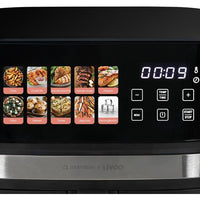 Heißluftfritteuse  LIVOO x Marmiton  DOC343CO  8 l  1700 W  30 Rezepte per QR-Code  100 % Touc
