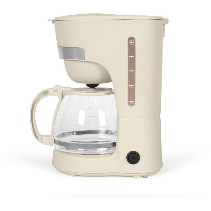 Elektrische Kaffeemaschine  LIVOO  DOD200C  750 W  1,25 l  10 bis 12 Tassen  Cremeweiß