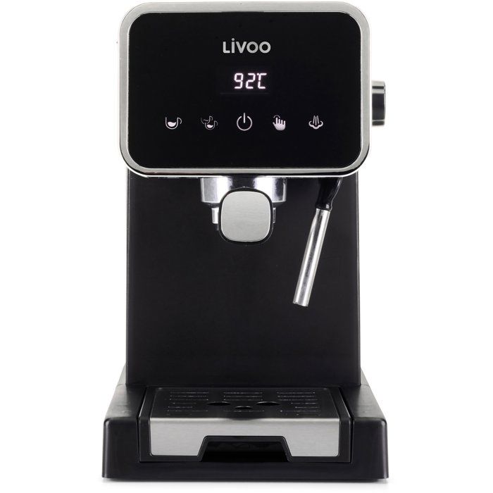 Espressomaschine - LIVOO - DOD218N - 1100 W - 20 bar - Schwarz